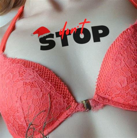 DON T STOP Hot Sexy Temporary Tattoo In Black And Red Special Christmas Edition Don T Be