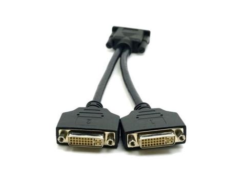 Cy Dms 59 Male To Dual Dvi 24 5 Female Female Splitter Extension Cable