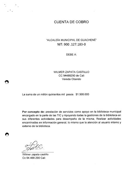 Ejemplo Cuenta De Cobro Hot Sex Picture