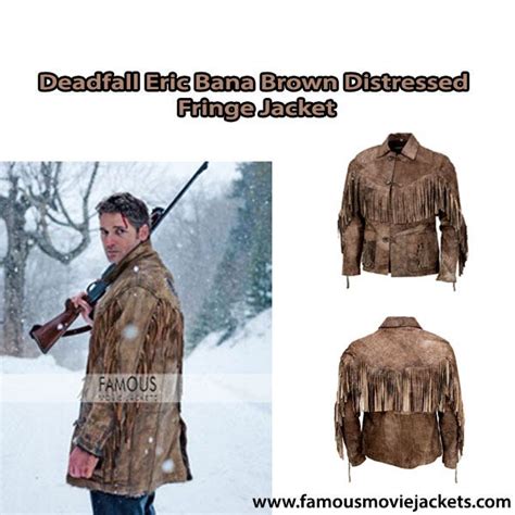 Deadfall Eric Bana Brown Distressed Fringe Jacket Riscillalauryn91