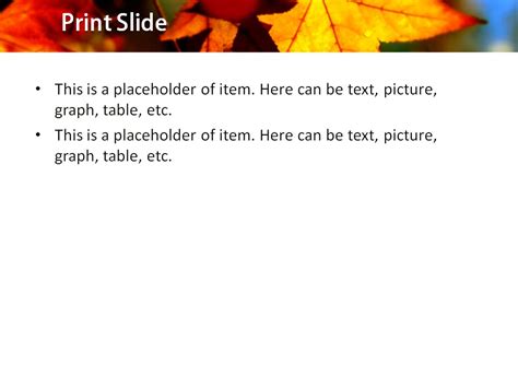 Download Free Autumn Leaves Powerpoint Template For Presentation with ...