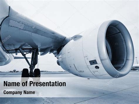 Airport Engine Airplane Powerpoint Template Airport Engine Airplane