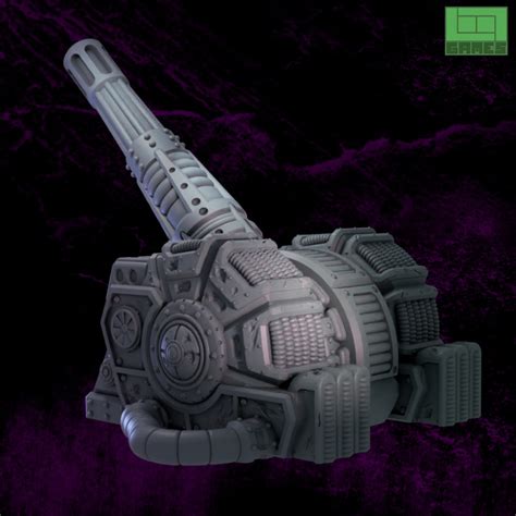 3d Printable Galactic Plasma Cannon By Lootgames