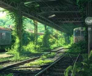 Abandoned Train Station Live Wallpaper - MyLiveWallpapers.com