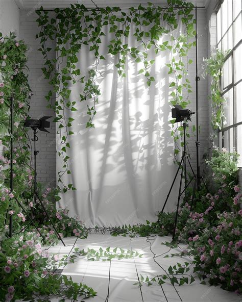 bright white studio backgrounds background premium ai generated image