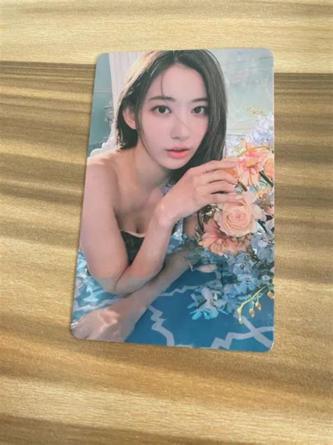 LE SSERAFIM SAKURA Official Fearless Photocard Blue Chypre Ver KPOP