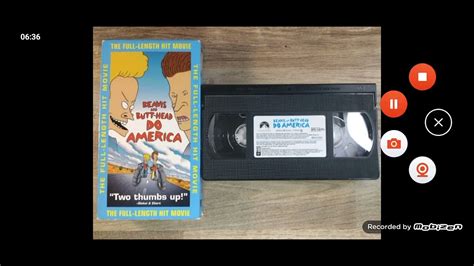 Opening To Beavis And Butthead Do America Vhs True Hq Youtube