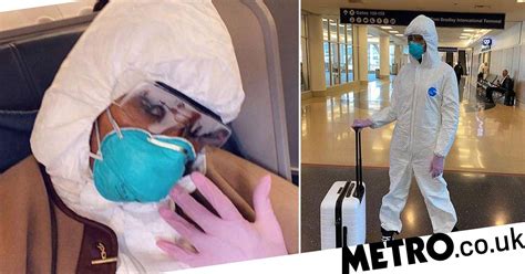 Naomi Campbell Wears Actual Hazmat Suit To Catch Flight Metro News