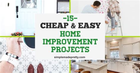 cheap  easy weekend home improvement projects simple