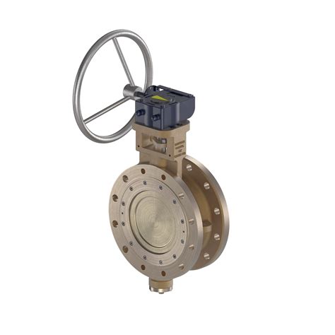 Double Offset Butterfly Valve With Double Flanged Body BU03