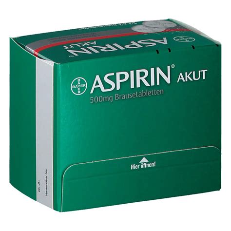 Aspirin Akut Brausetabletten Mg Stk Online Kaufen