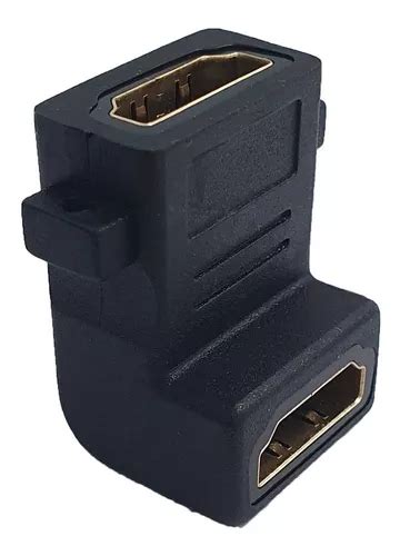 Conector Emenda Extensor Hdmi F Mea X F Mea Em L Graus