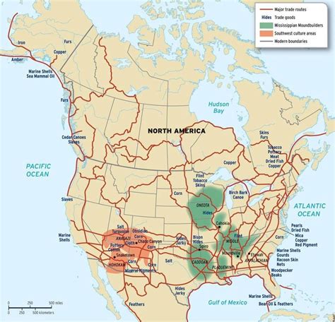 Precolonial American trade map. | American history timeline, History facts interesting, New ...