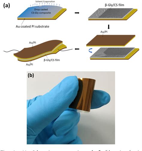 Figure From Glycine Based Flexible Biocompatible Piezoelectric