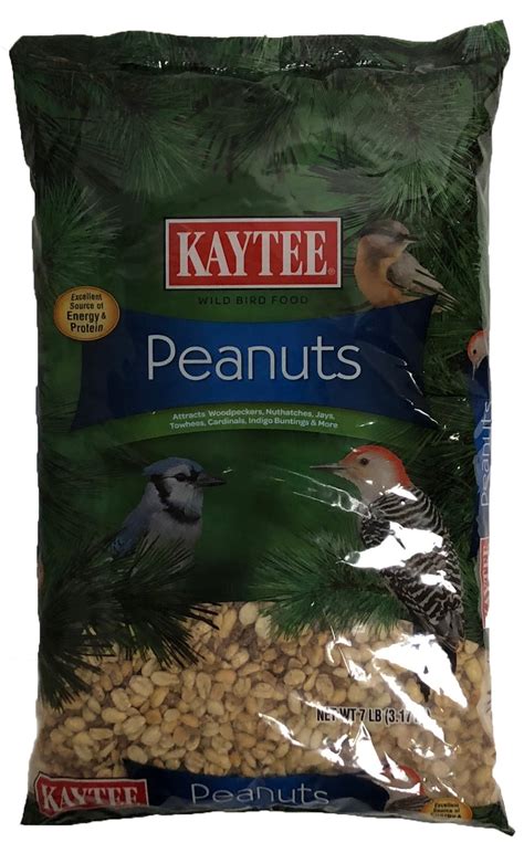 Kaytee Shelled Peanuts Wild Bird Feed And Seed 7 Pounds