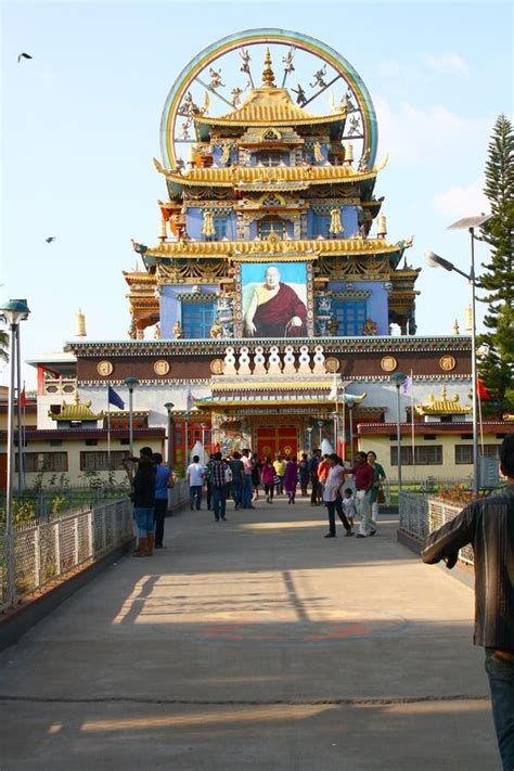 Namdroling Monastery In India. Editorial Stock Image - Image of ...