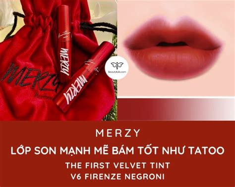 Review Son Merzy V6 Vỏ Đỏ Màu Đỏ Gạch Hot Nhất Đẹp Nhất