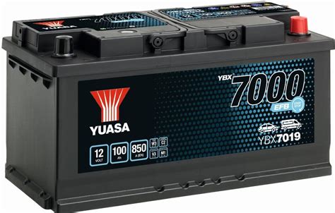 Yuasa YBX7096 12V 75Ah 700A EFB Start Stop Battery Amazon Co Uk