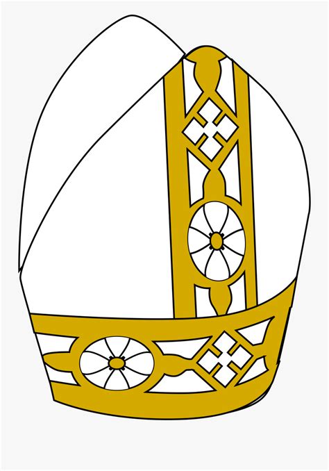 Pope Hat Medium Image - Bishop Hat Clip Art , Free Transparent Clipart ...