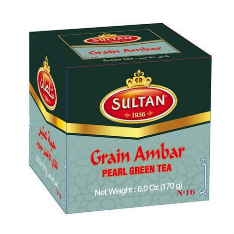 Sultan Grain Ambar Pearl Green Tea 170g Dealzdxb