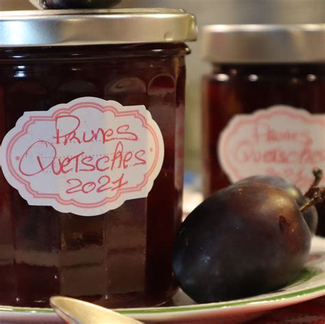 Confiture De Prunes Quetsches L Ancienne Grand M Re Mitraille