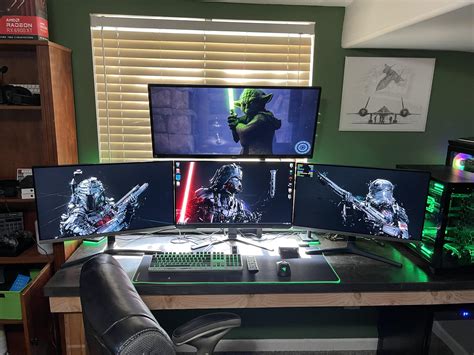 Updated monitor setup : r/battlestations