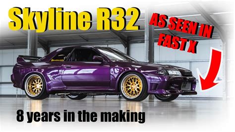 Modified Nissan Skyline R32 - as seen in Fast and Furious Ten - YouTube