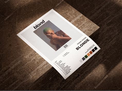 Frank Ocean Blonde Album Poster Etsy