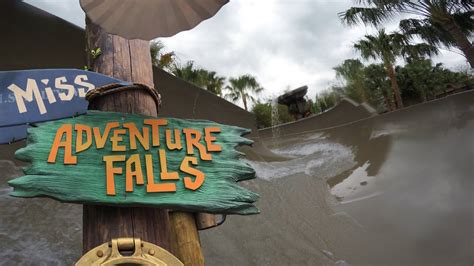 Checking Out The New Miss Adventure Falls Water Slide At Disneys