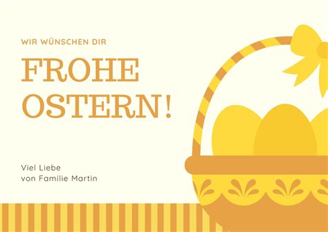25 bunte & schöne Vorlagen für Osterkarten zum Gestalten