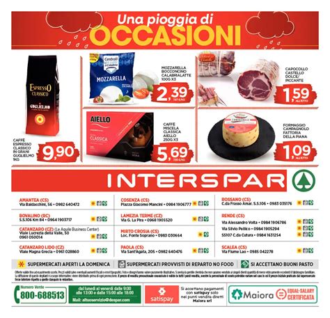 Volantino Interspar Dal Novembre Offerte A Pagina