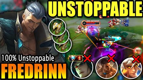 FREDRINN IS UNSTOPPABLE BUILD TOP 1 GLOBAL FREDRINN RANKED GAMEPLAY