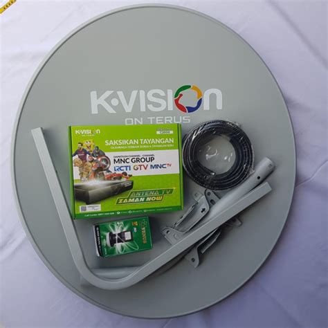 Jual Paket Parabola Mini K Vision Dish Cm Komplit Siap Pasang