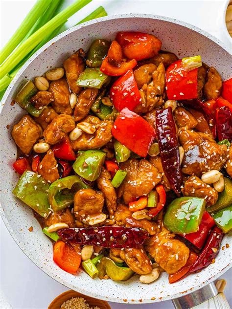 Easy Authentic Kung Pao Chicken Recipe Cookin With Mima