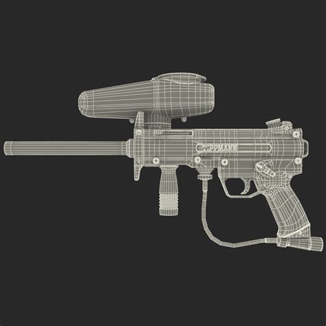 Paintball Gun 3d Model 79 C4d Ma 3ds Lwo Obj Max Free3d