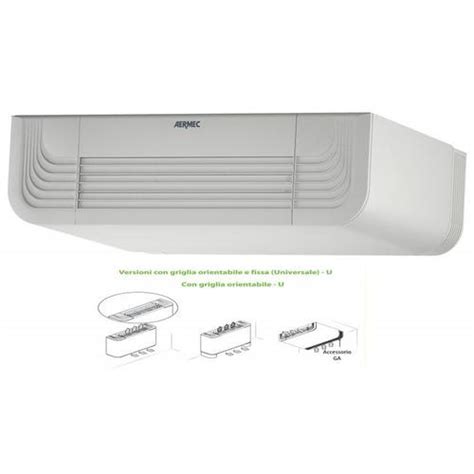 Fcz U Ventilconvettore Parete Soffitto Senza Comando Aermec Fcz U