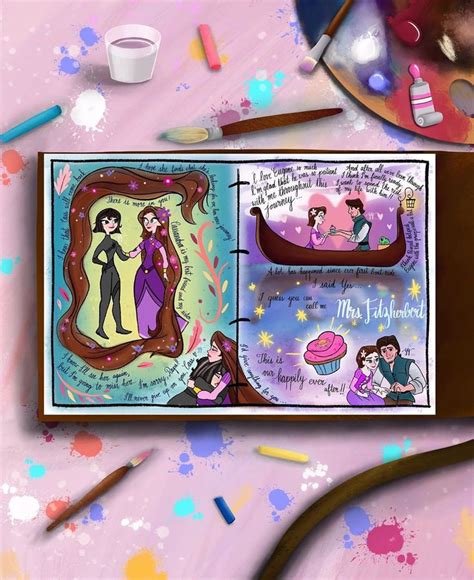 𝔾𝕣𝕒𝕔𝕖 𝔾 On Instagram “rapunzel’s Journal 💜 𝓣𝓱𝓮𝓻𝓮 𝓲𝓼 𝓶𝓸𝓻𝓮 𝓲𝓷 𝔂𝓸𝓾 Friend Disney Tangled