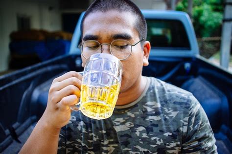 premium photo mexican drinking beer