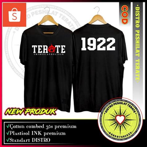 Jual Kaos Psht Terate Terbaru Simple Sh Shopee Indonesia