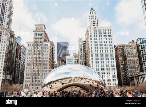 The Bean In Chicago Stock Photo Alamy