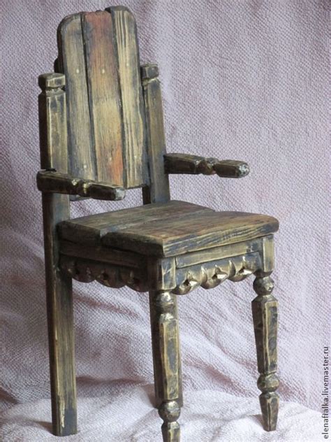 Кресло для кукол и мишек в рустикальном стиле в интернет-магазине на ...