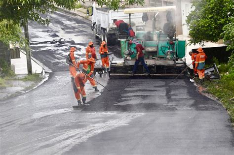 Prefeitura Intensifica O Programa Asfalta Manaus No Bairro Planalto