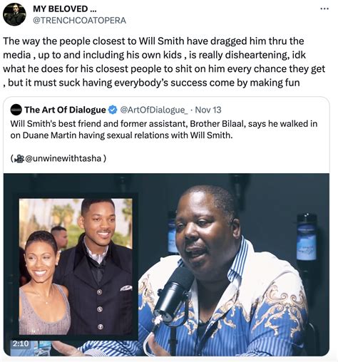 Trenchcoatopera Take Will Smith Gay Sex Allegation Controversy Know Your Meme