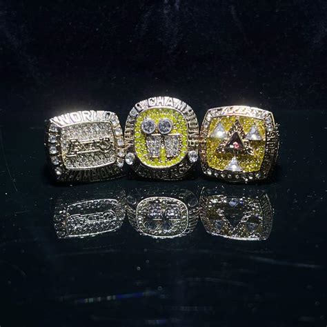 5 Pcs Los Angeles Lakers Rings Set NBA Championship Rings