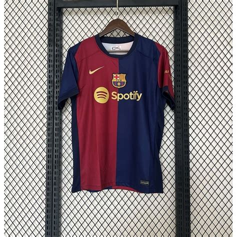 Fans 2024 25 Barcelona Home Football Jersey S 4xl Uefa Top