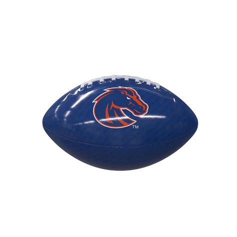 Boise State Carbon Fiber Mini Size Glossy Football | Logo Brands