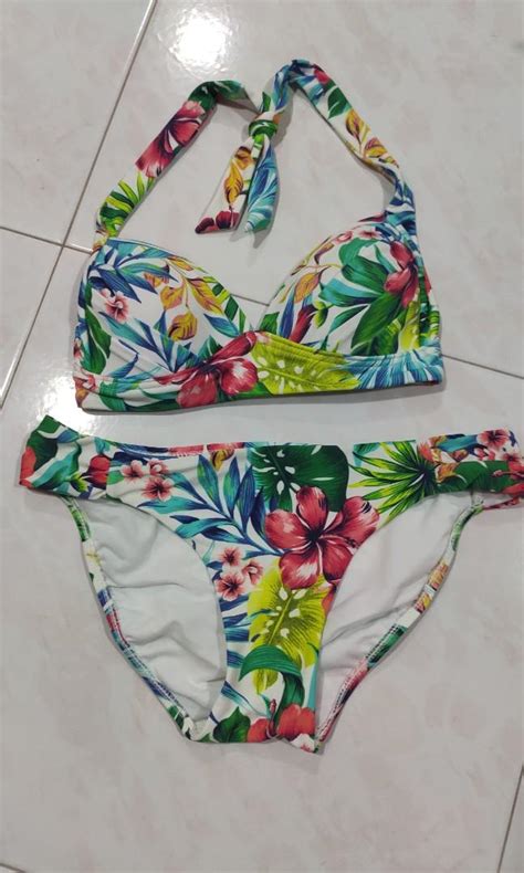 Flower Bikini Set Target Australia Women S Fashion Swimwear Bikinis Swimsuits On Carousell