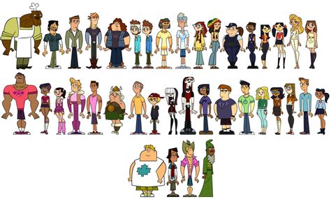 Total Drama Height Chart Ridonculous Race By Trae Slaughter On Deviantart