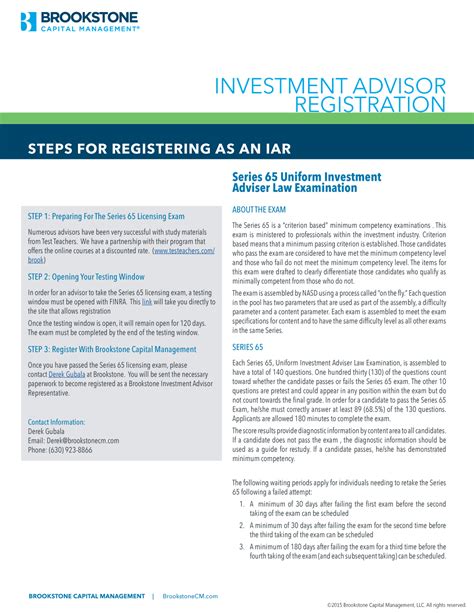 investment adviser registration process financial brokerage