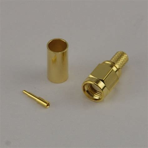 SMA Male Crimp Connector CLF200 Wifi Antennas Co Uk Wifi Antennas